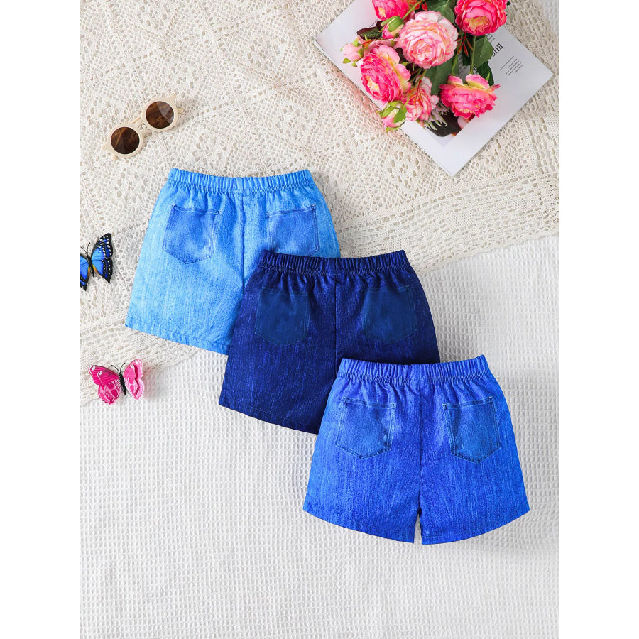 Children’s Printed Elastic Waist Shorts Apparel and Accessories