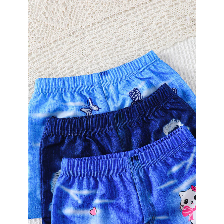Children’s Printed Elastic Waist Shorts Apparel and Accessories