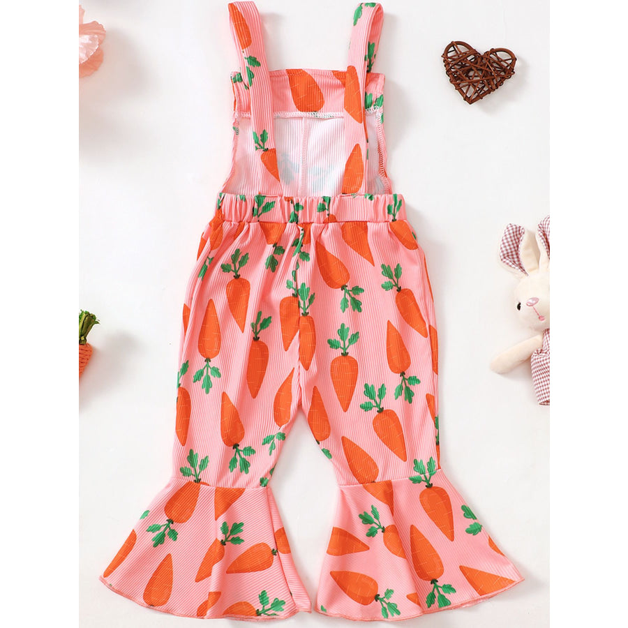 Children’s Printed Flare Overalls Apparel and Accessories