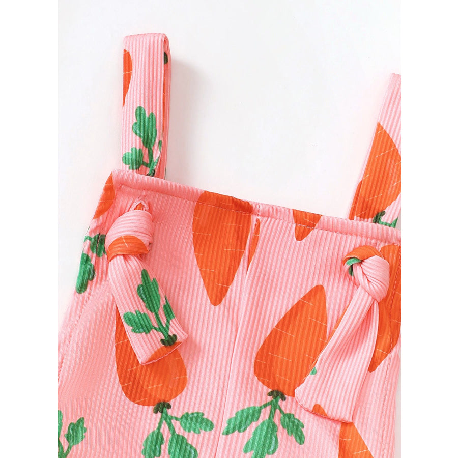Children’s Printed Flare Overalls Apparel and Accessories