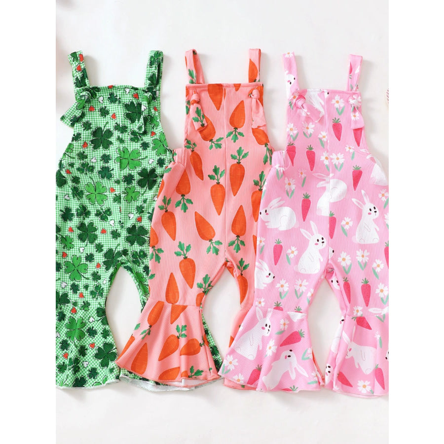 Children’s Printed Flare Overalls Apparel and Accessories