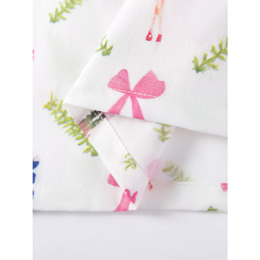 Children’s Printed Peter Pan Collar Dress Apparel and Accessories