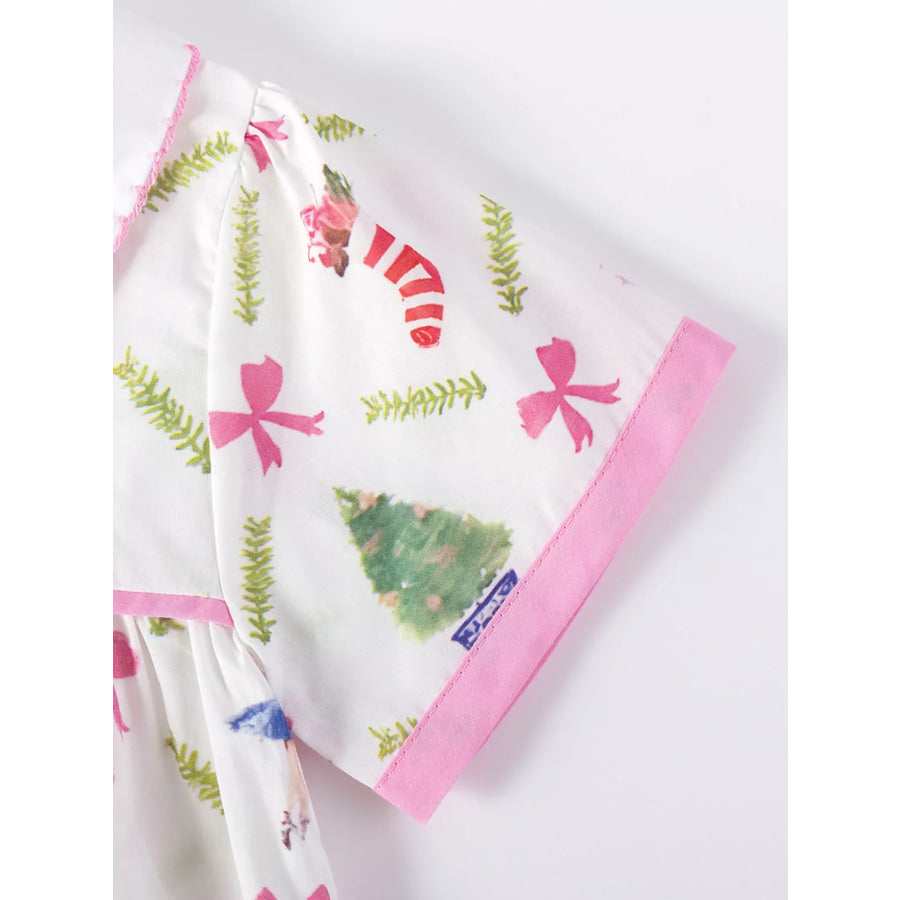 Children’s Printed Peter Pan Collar Dress Apparel and Accessories