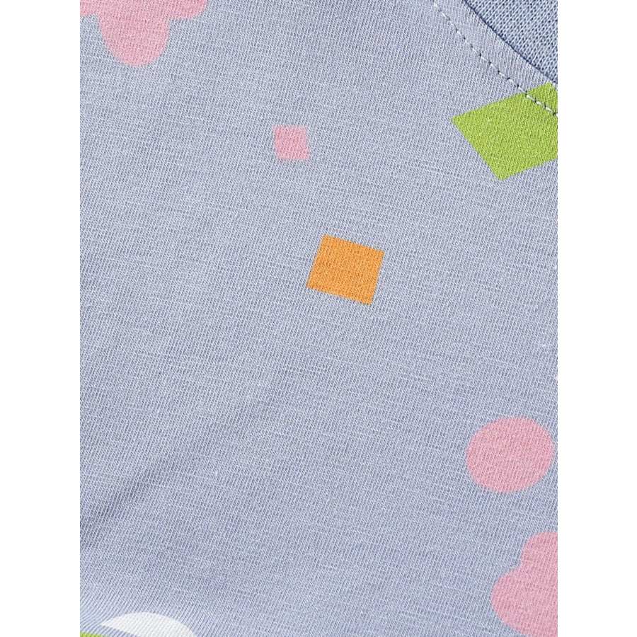 Children’s Printed Short Sleeve Casual Dress Apparel and Accessories