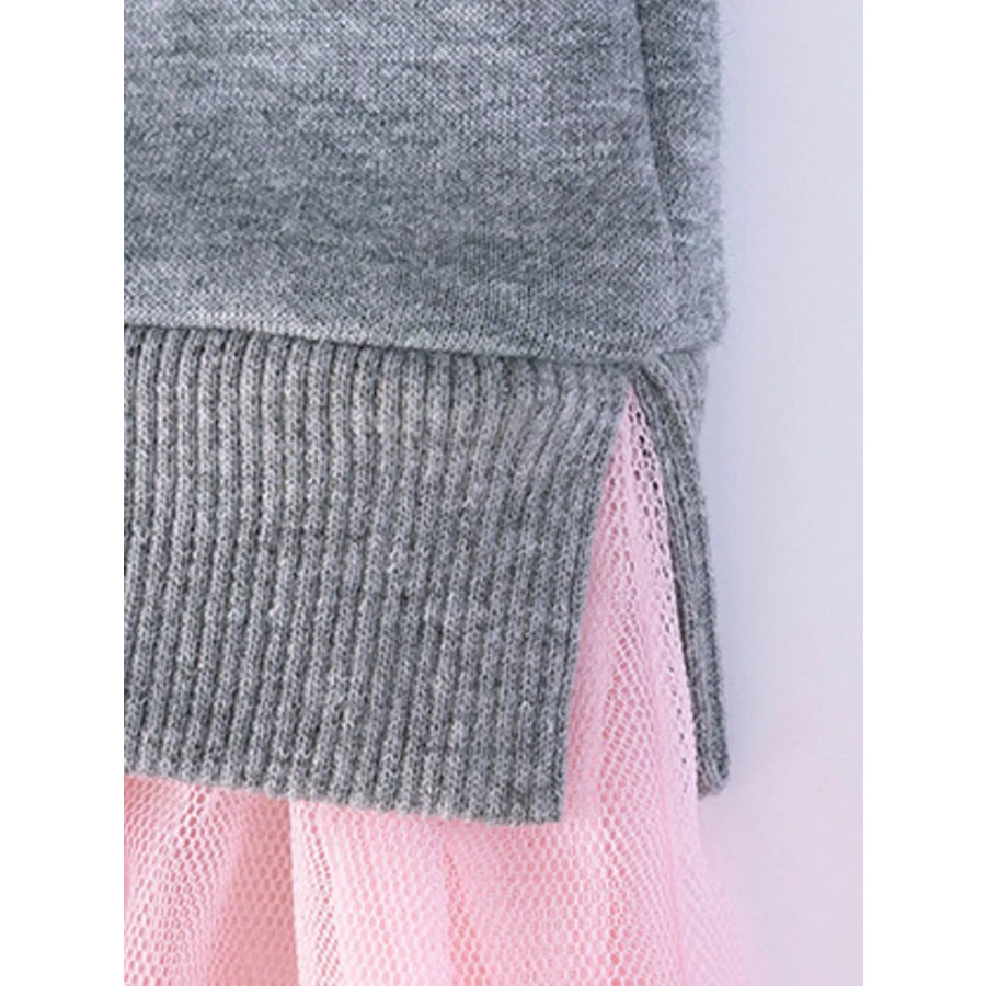 Children’s Rabbit Sweatshirt Tulle Tutu Dress Apparel and Accessories