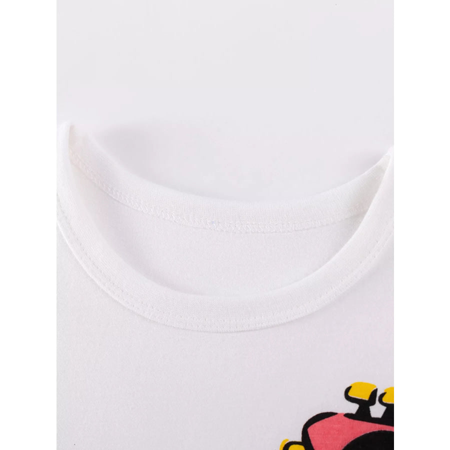 Children’s Racing Car T-Shirt and Shorts Set Apparel and Accessories