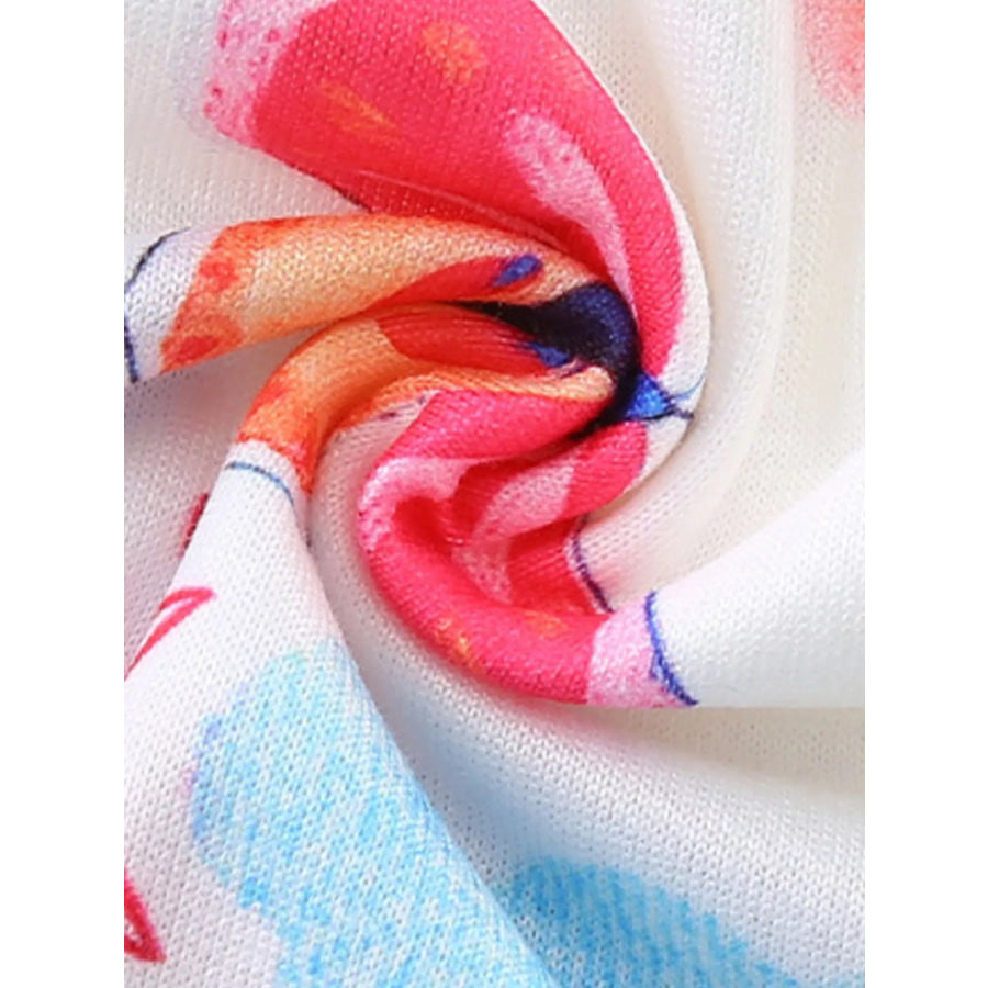 Children’s Rainbow Butterfly Print Casual Dress Apparel and Accessories
