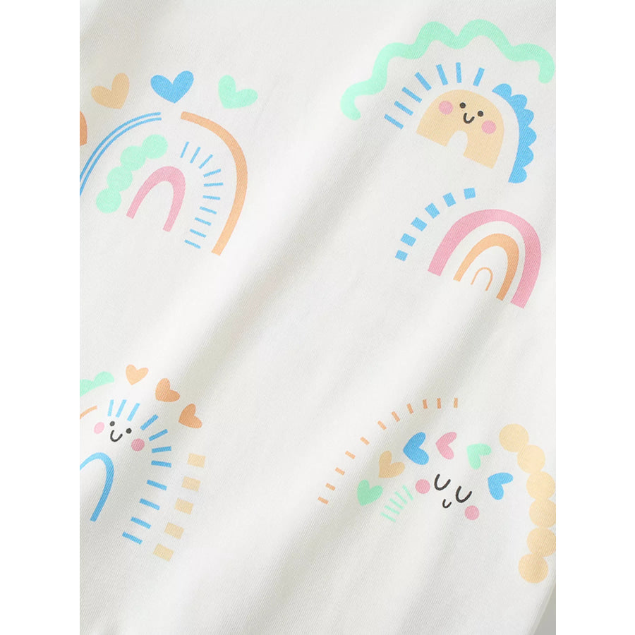 Children’s Rainbow Print Short Sleeve T-Shirt Apparel and Accessories