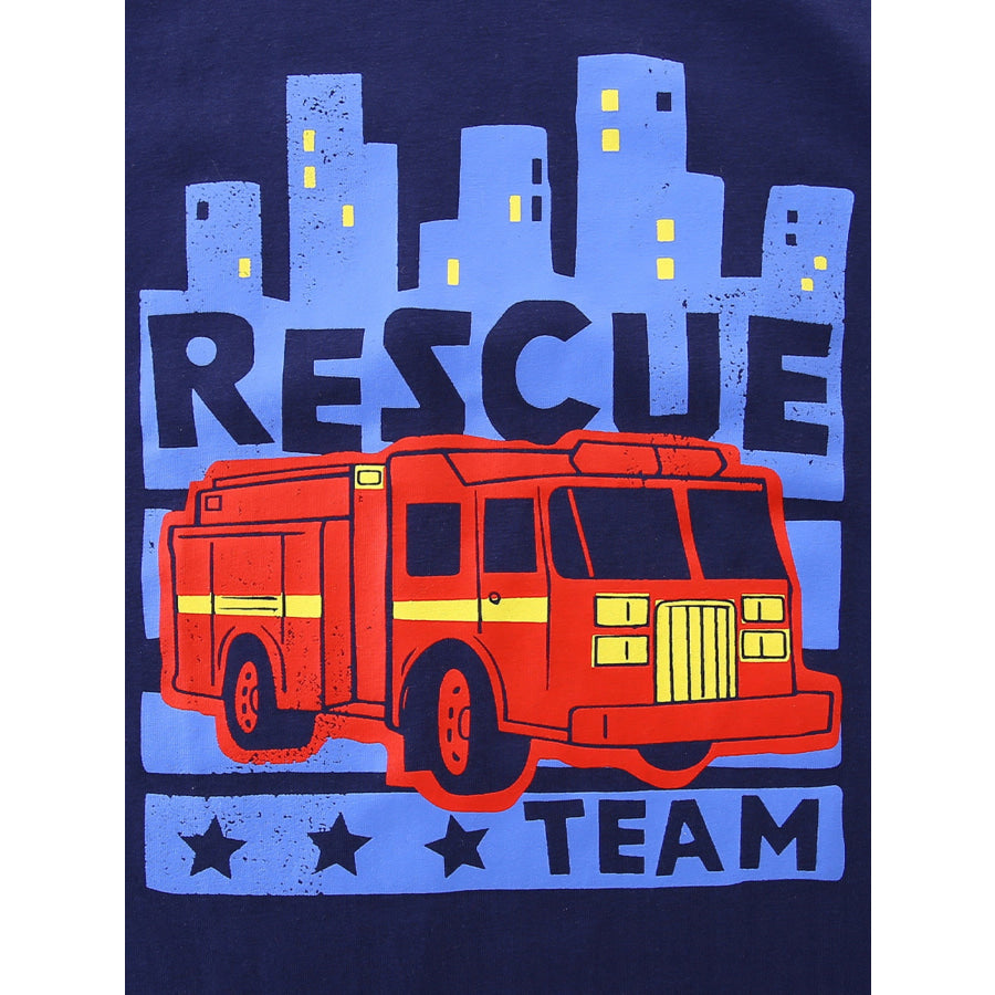 Children’s Rescue Team Graphic Short Sleeve T-Shirt Apparel and Accessories
