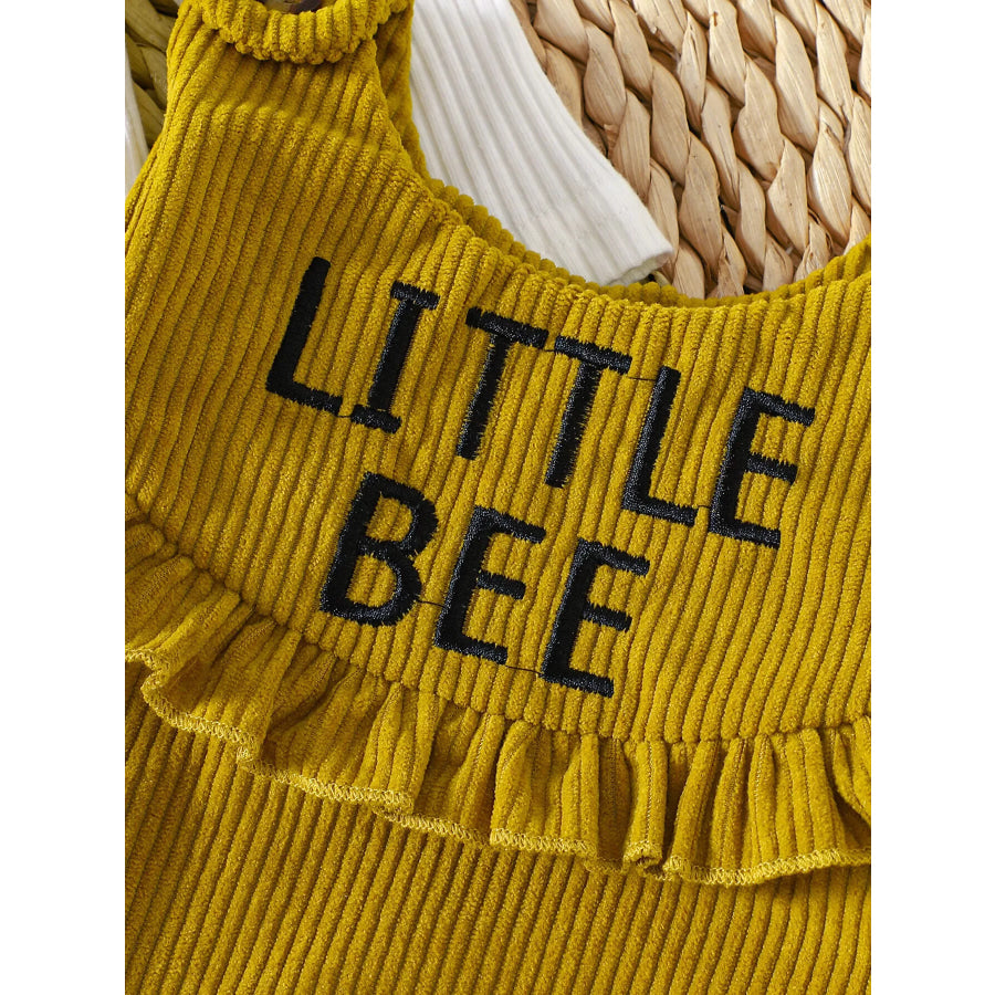 Children’s Ribbed Bodysuit & Dress & Headband Set Apparel and Accessories
