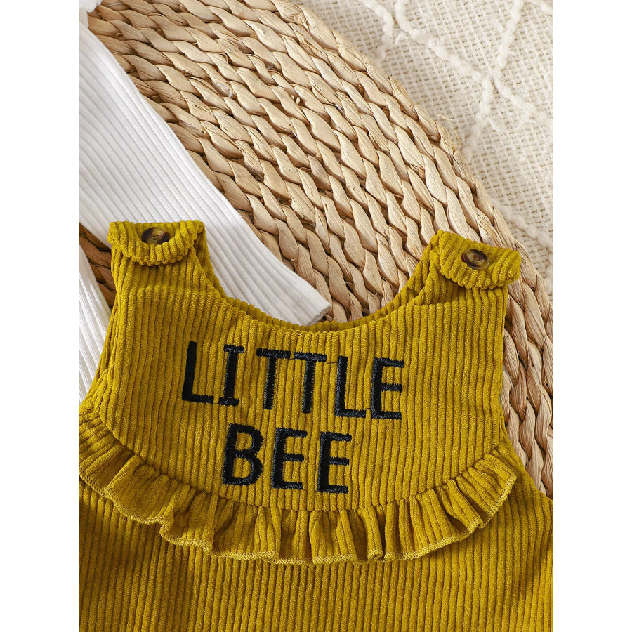 Children’s Ribbed Bodysuit & Dress & Headband Set Apparel and Accessories