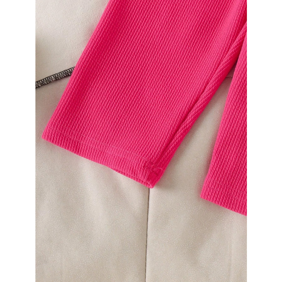 Children’s Ribbed Bow Tank Top and Pants Set Apparel and Accessories