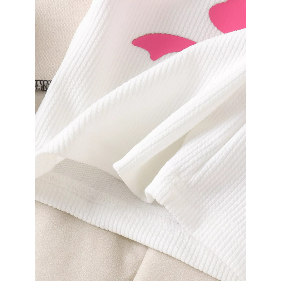 Children’s Ribbed Bow Tank Top and Pants Set Apparel and Accessories