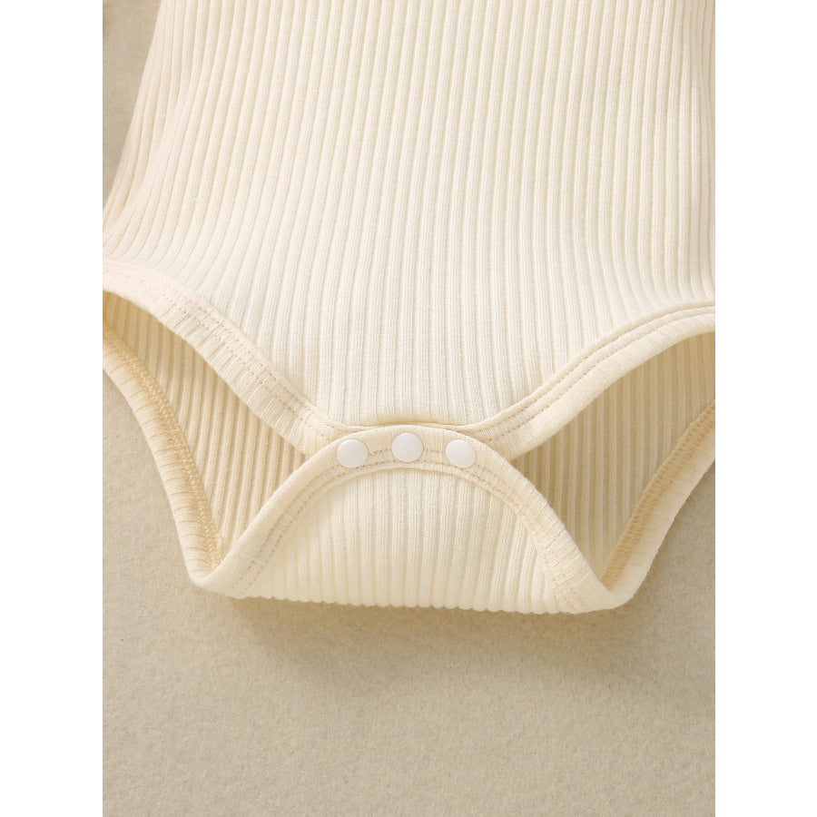 Children’s Ribbed Ruffle Trim Bodysuit & Shorts Set Apparel and Accessories