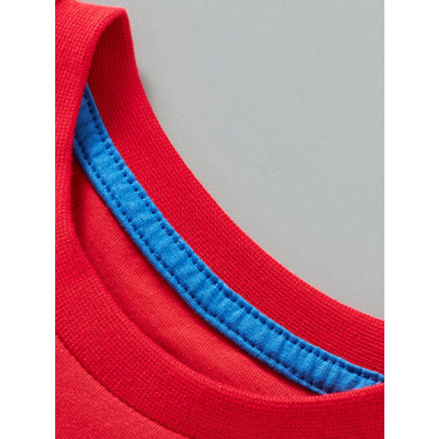 Children’s Rocket Graphic Short Sleeve Casual T-Shirt Apparel and Accessories