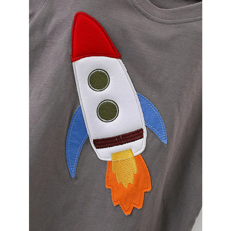 Children’s Rocket Short Sleeve T-Shirt Apparel and Accessories
