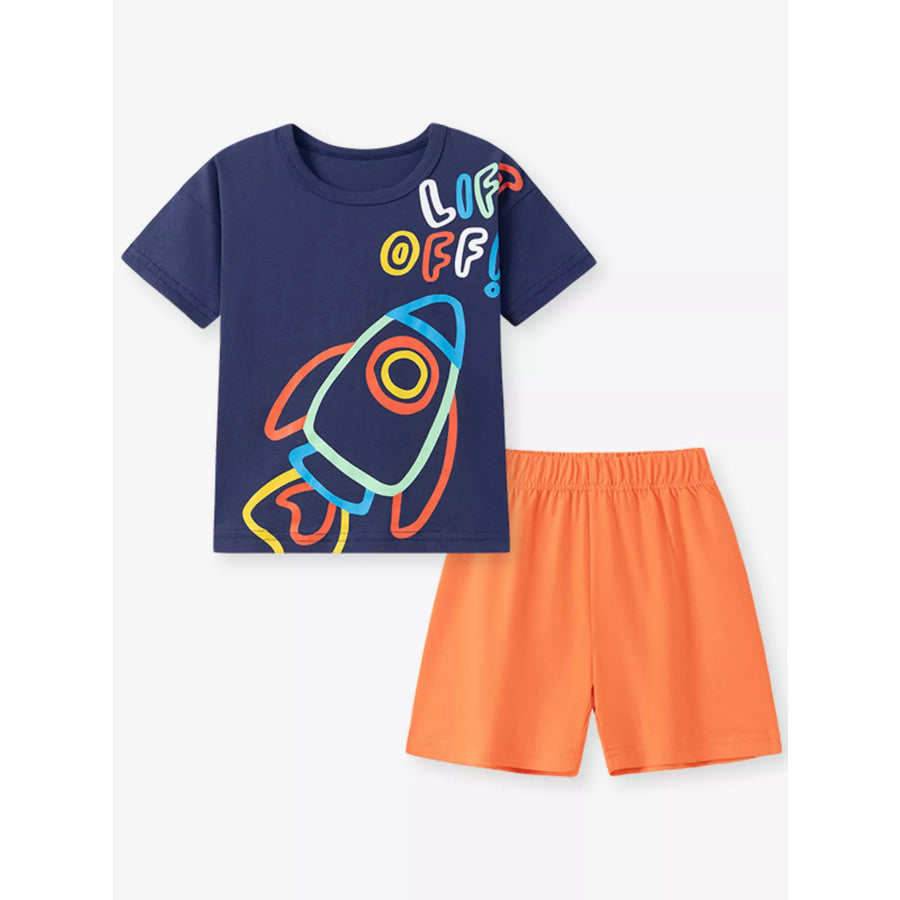 Children’s Rocket T-Shirt & Shorts Set Apparel and Accessories