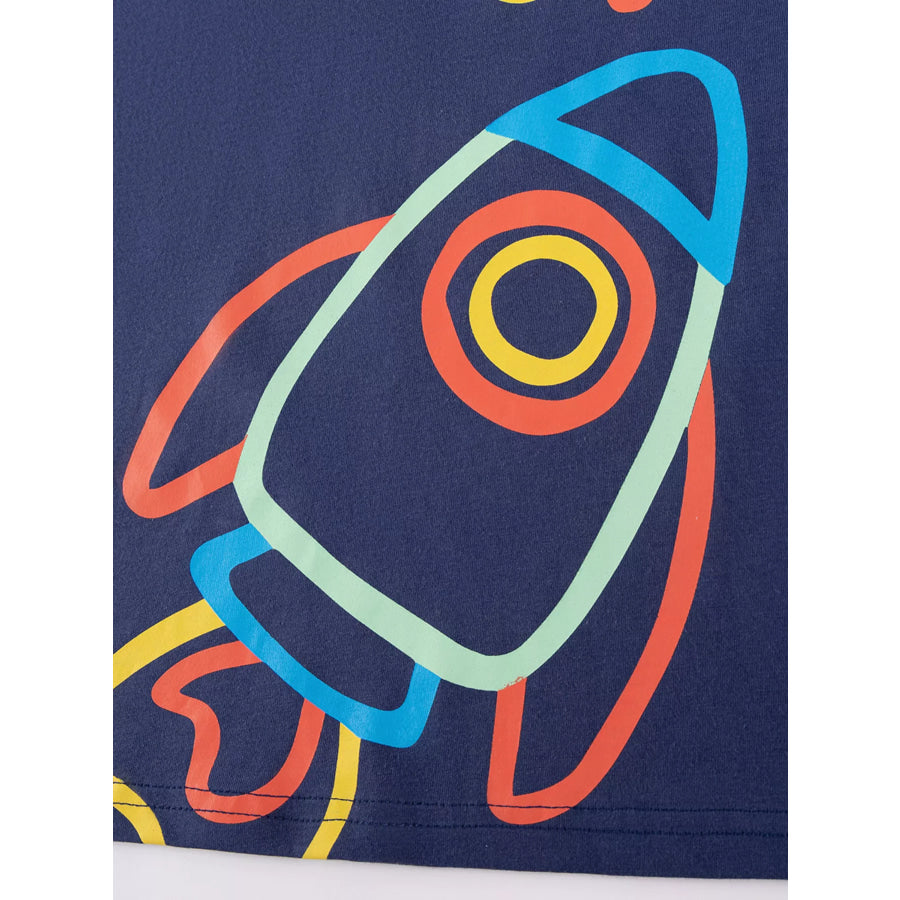 Children’s Rocket T-Shirt & Shorts Set Apparel and Accessories