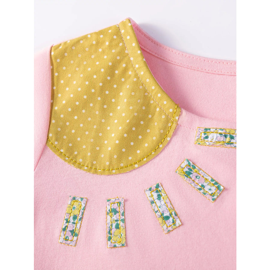 Children’s Round Neck Short Sleeve Dress Apparel and Accessories