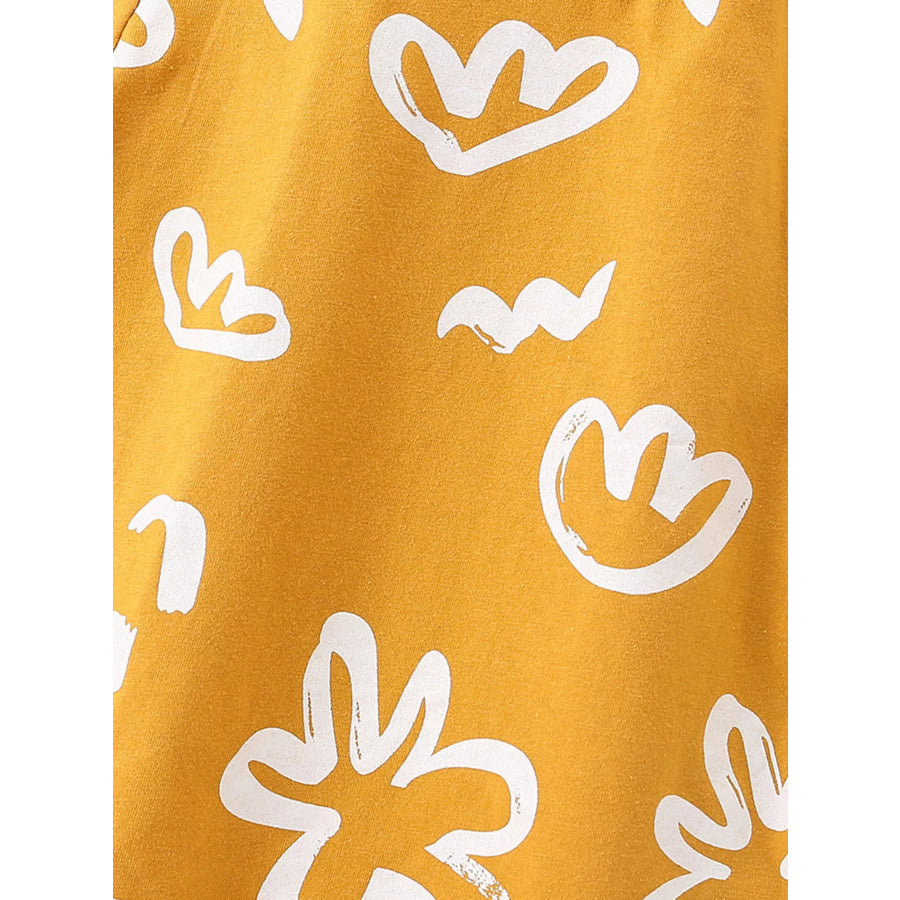Children’s Round Neck Top and Shorts Set Apparel and Accessories