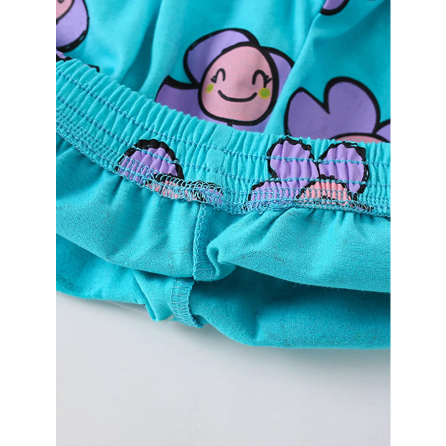 Children’s Round Neck Top and Shorts Set Apparel and Accessories