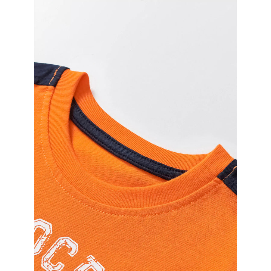 Children’s Round Neck Top and Shorts Set Apparel and Accessories