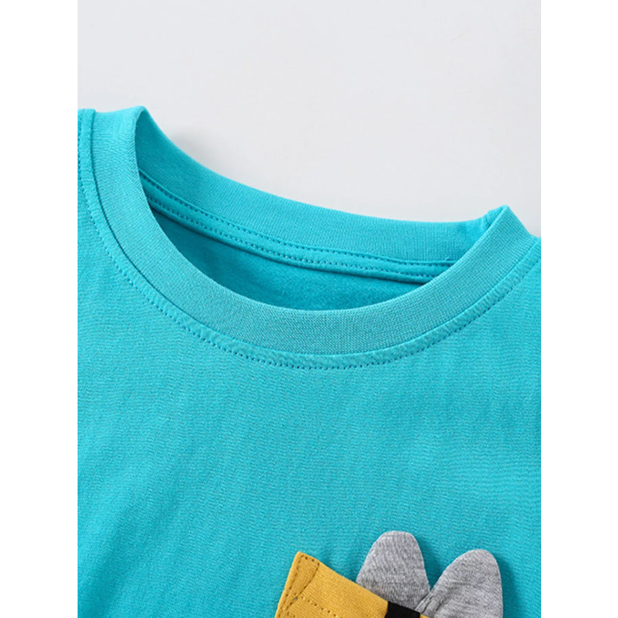 Children’s Round Neck Top and Shorts Set Apparel and Accessories
