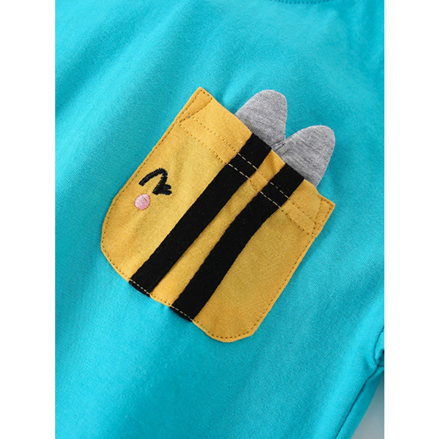Children’s Round Neck Top and Shorts Set Apparel and Accessories