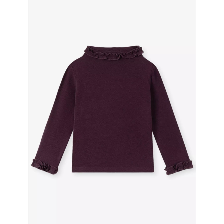 Children’s Ruffle-Neck Long Sleeve T-Shirt Apparel and Accessories