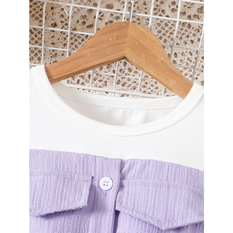 Children’s Ruffled Bow Long Sleeve Dress Apparel and Accessories