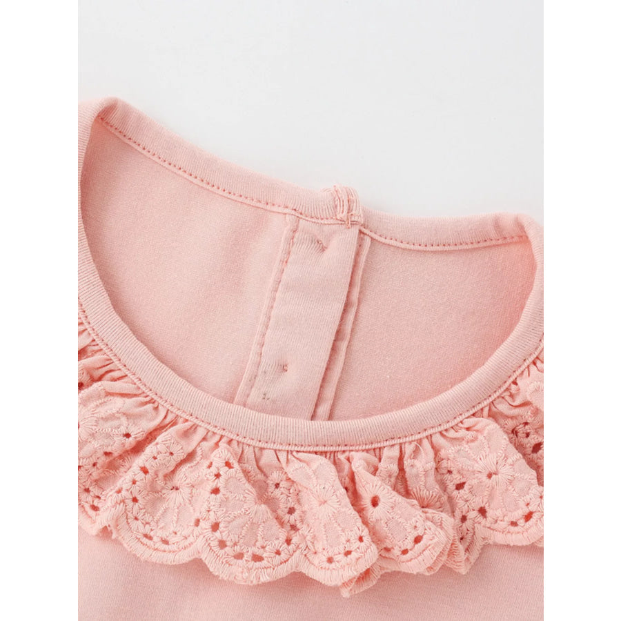 Children’s Ruffled Collar Tulle Dress Apparel and Accessories