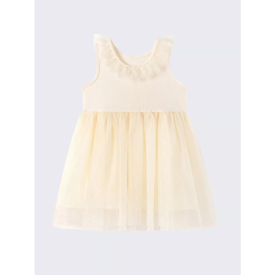 Children’s Ruffled Collar Tulle Dress Apparel and Accessories