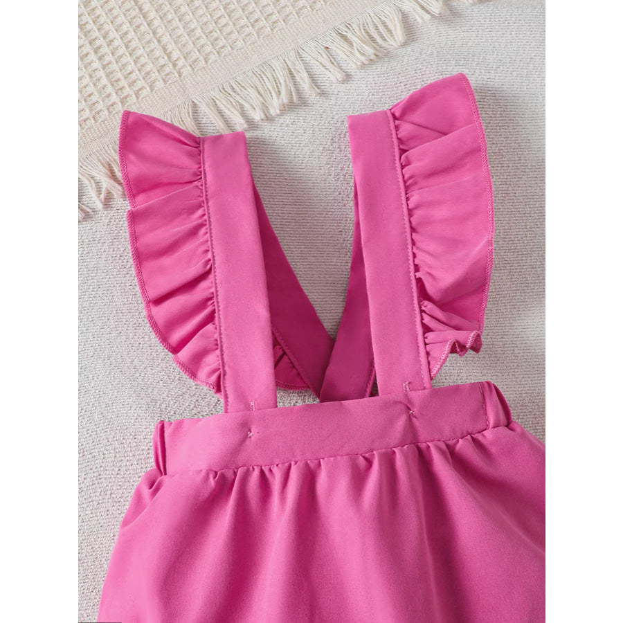 Children’s Ruffled Graphic Bodysuit and Dress Set Apparel and Accessories