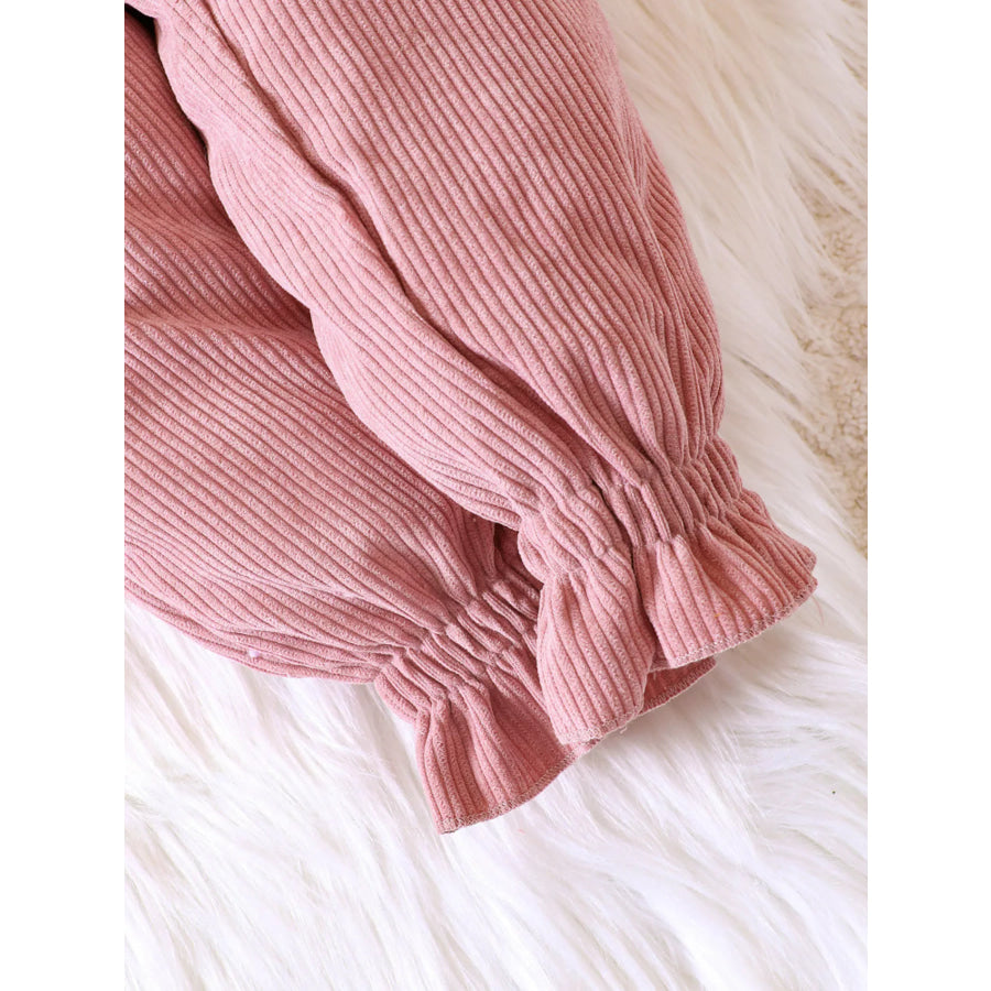Children’s Ruffled Hem Corduroy Pants Apparel and Accessories