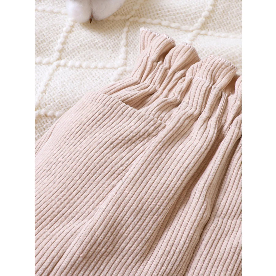 Children’s Ruffled Hem Corduroy Pants Apparel and Accessories