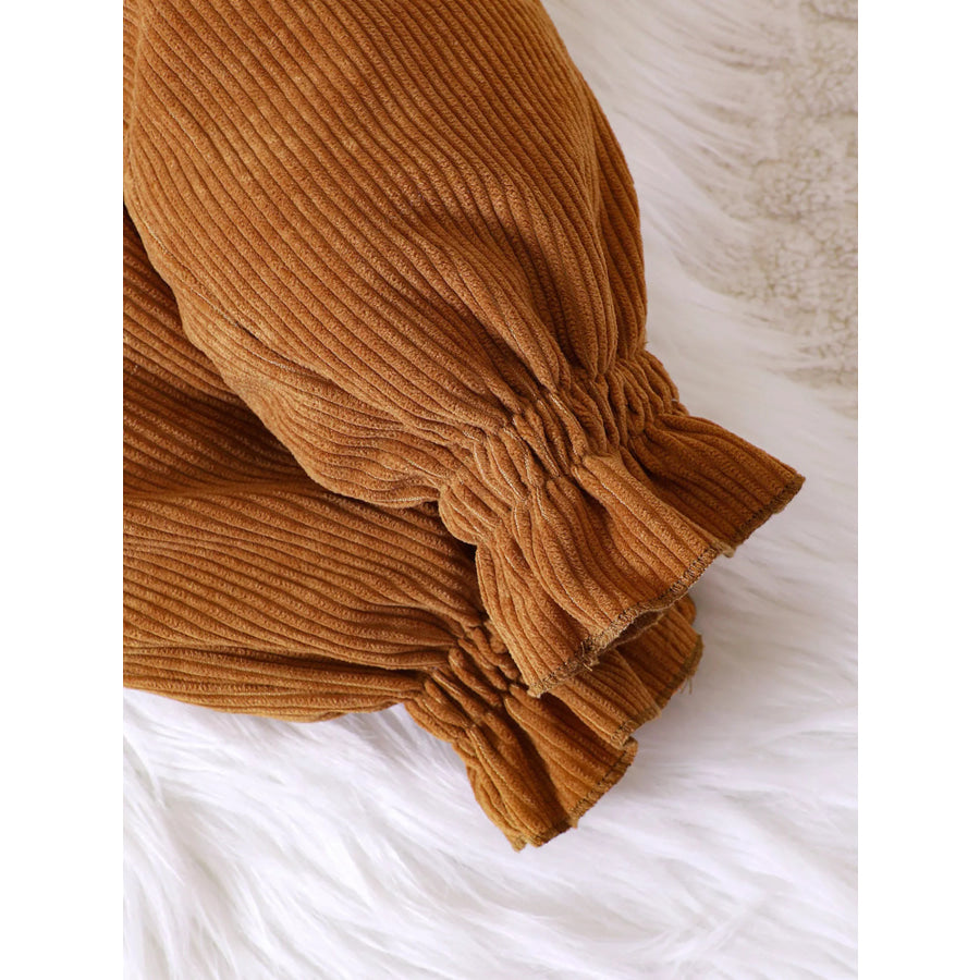 Children’s Ruffled Hem Corduroy Pants Apparel and Accessories