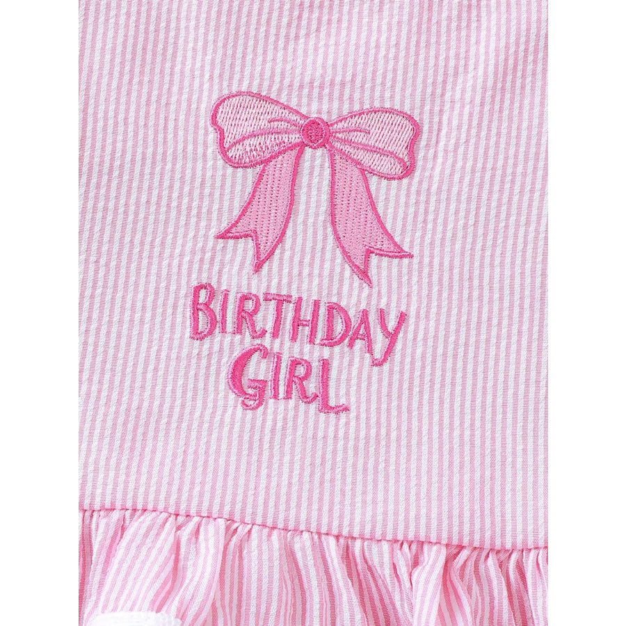 Children’s Ruffled Hem Tank & Shorts Set Apparel and Accessories