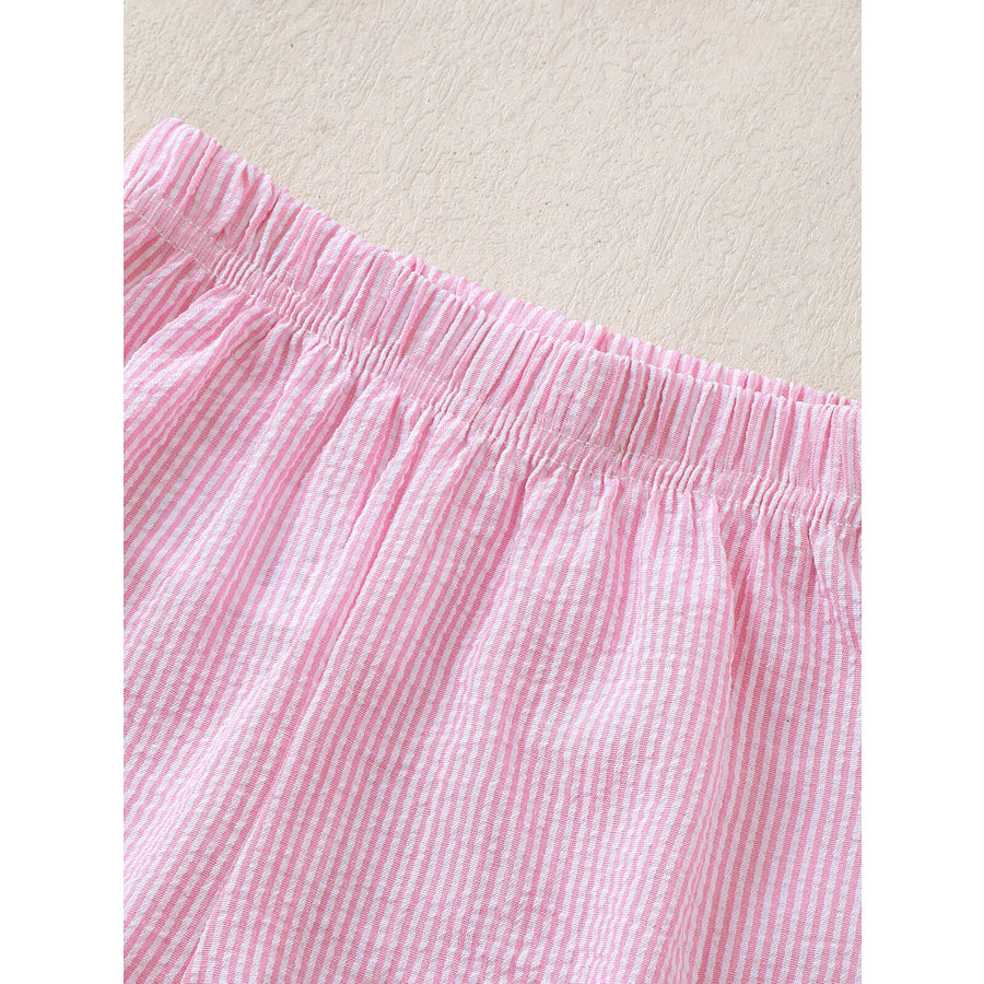 Children’s Ruffled Hem Tank & Shorts Set Apparel and Accessories