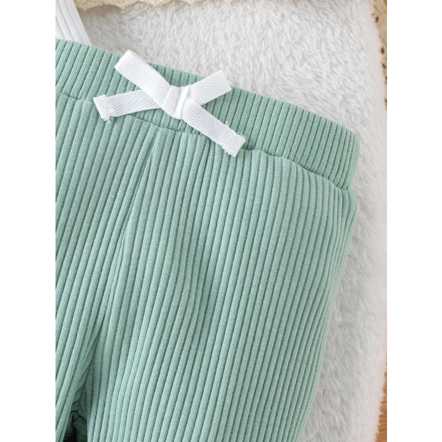 Children’s Ruffled Polka Dot Bodysuit and Pants Set with Headband Apparel and Accessories