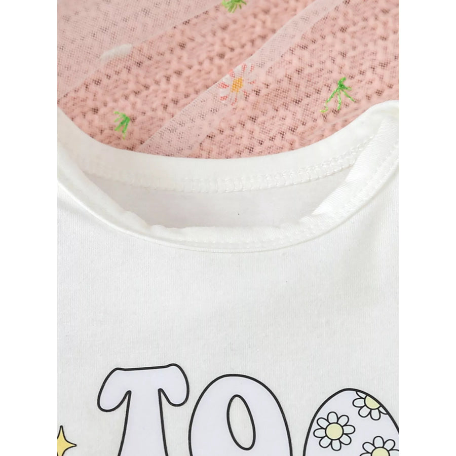 Children’s Ruffled Short Sleeve Bodysuit and Shorts Set with Headband Apparel and Accessories