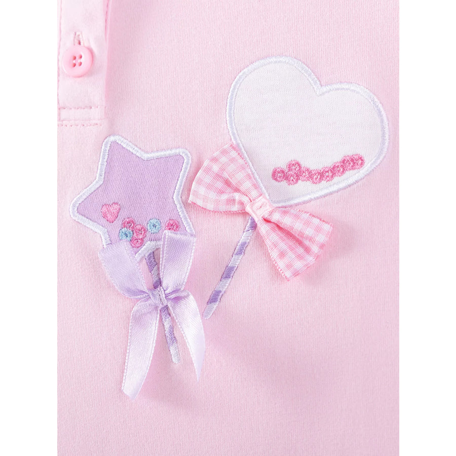 Children’s Ruffled Top & Capri Pants Set Apparel and Accessories