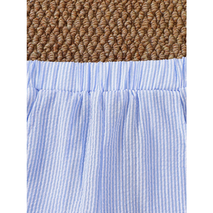 Children’s Sailboat Tee and Striped Shorts Set Apparel and Accessories