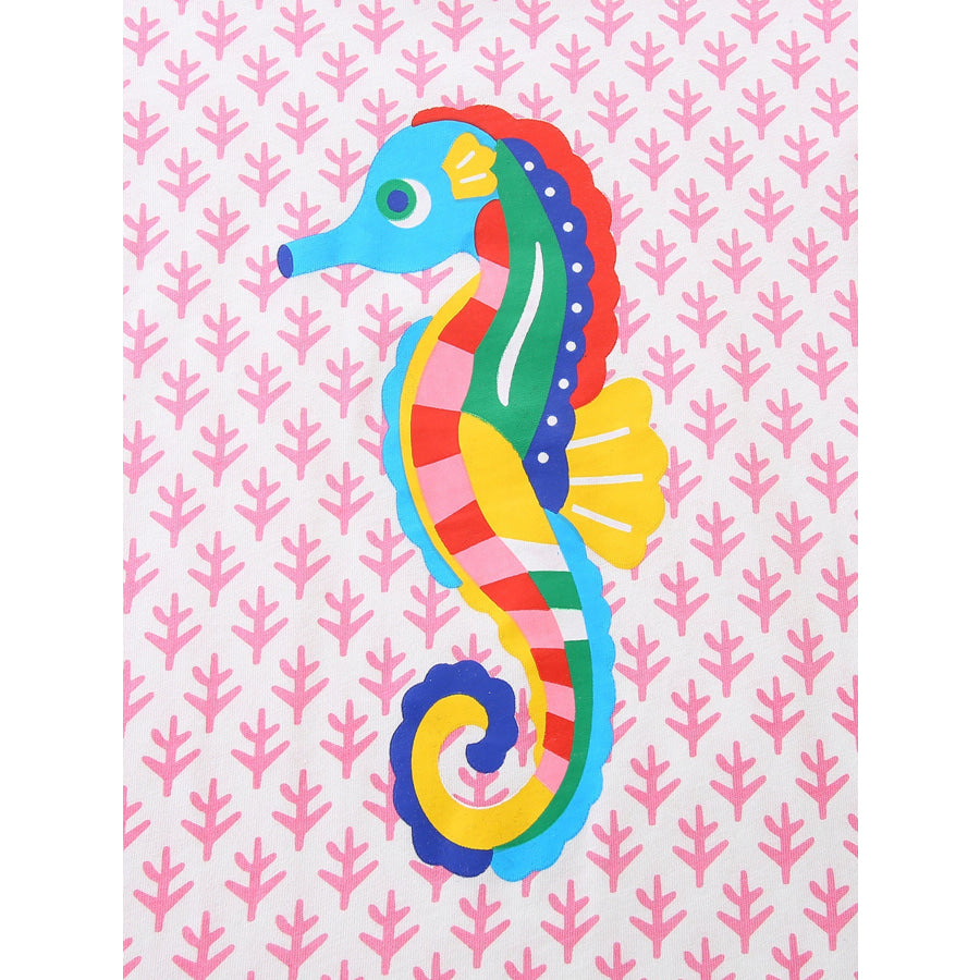 Children’s Seahorse Print Short Sleeve T-Shirt Apparel and Accessories