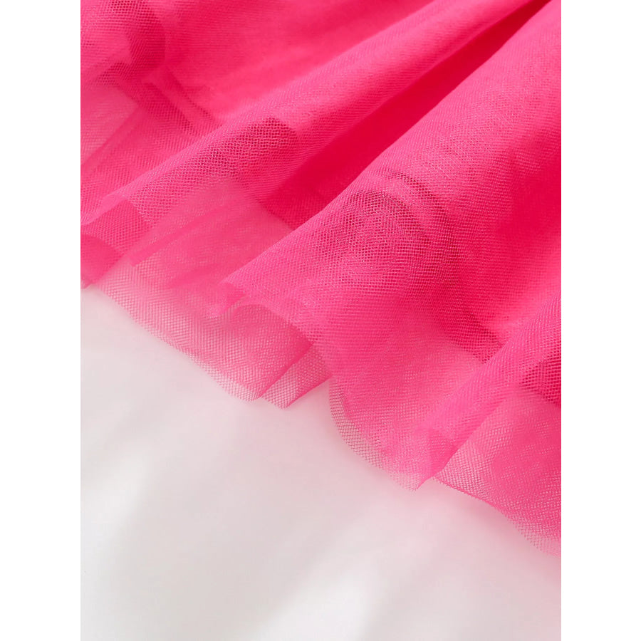 Children’s Sequin Embellished Tulle Layered Dress Apparel and Accessories