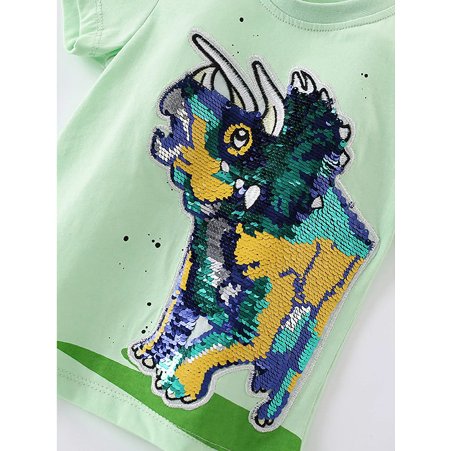 Children’s Sequin Short Sleeve T-Shirt Apparel and Accessories