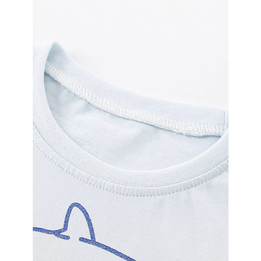Children’s Shark Crew Neck T-Shirt Apparel and Accessories