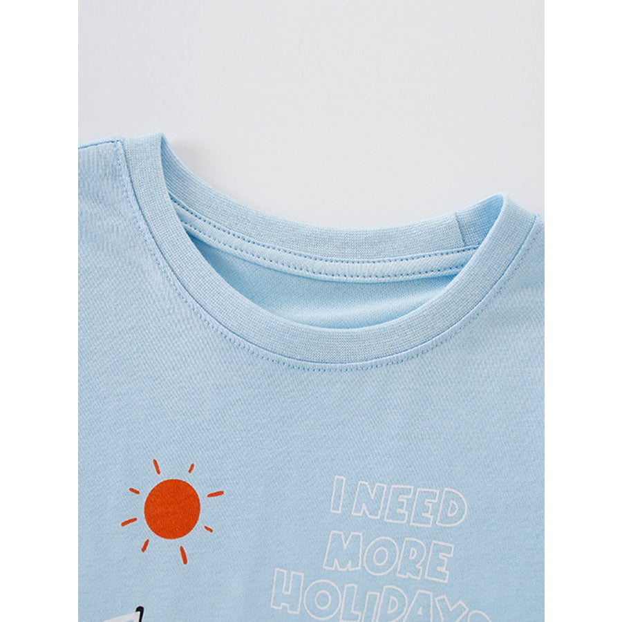 Children’s Shark Graphic Short Sleeve Tee Apparel and Accessories