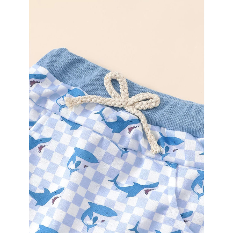 Children‘s Shark Hoodie & Shorts Set Apparel and Accessories