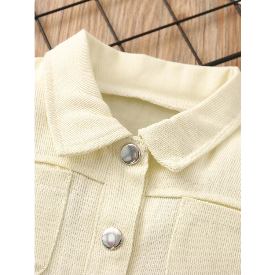 Children’s Short Sleeve Belt Jumpsuit Apparel and Accessories