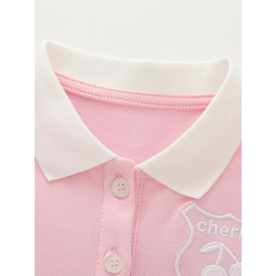 Children’s Short Sleeve Polo and Skirt Set Apparel and Accessories